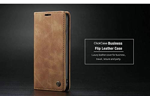 Caseme Brown Flip Case for Honor 200 Pro