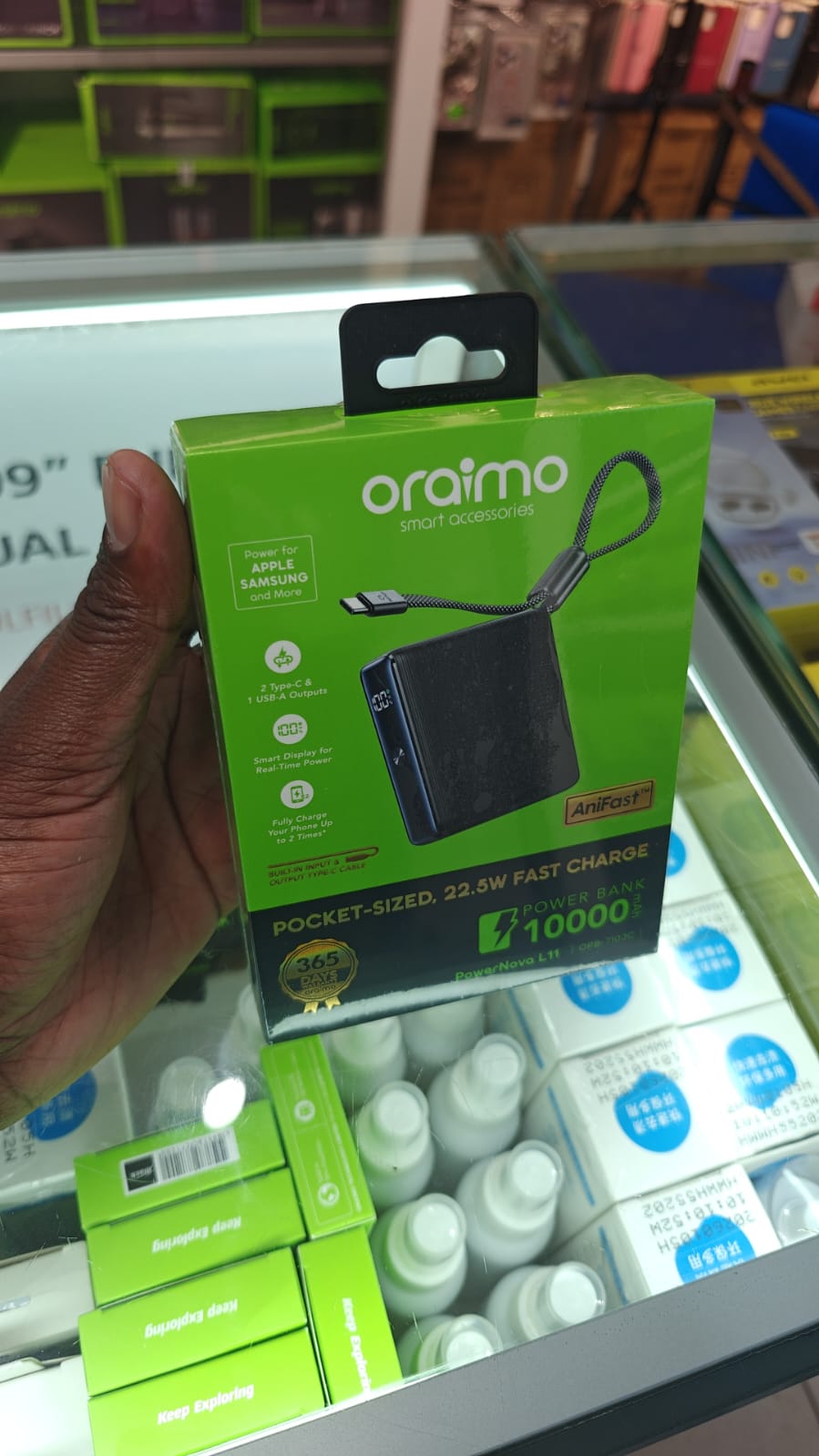 Oraimo 10000mAh Small 22.5W Power Bank