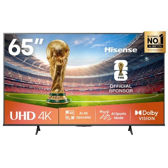 Hisense 65 Smart 4K UHD Frameless A6 Series